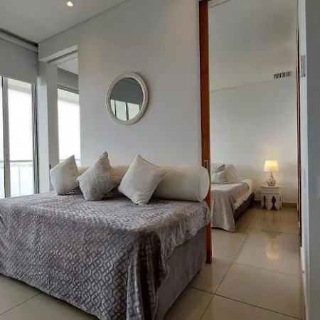 Apartamento En Lujoso Edificio H2 Plaza Bocagrande Cartagena