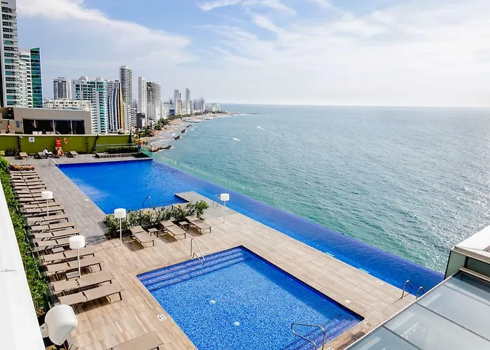 Apartamento En Lujoso Edificio H2 Plaza Bocagrande